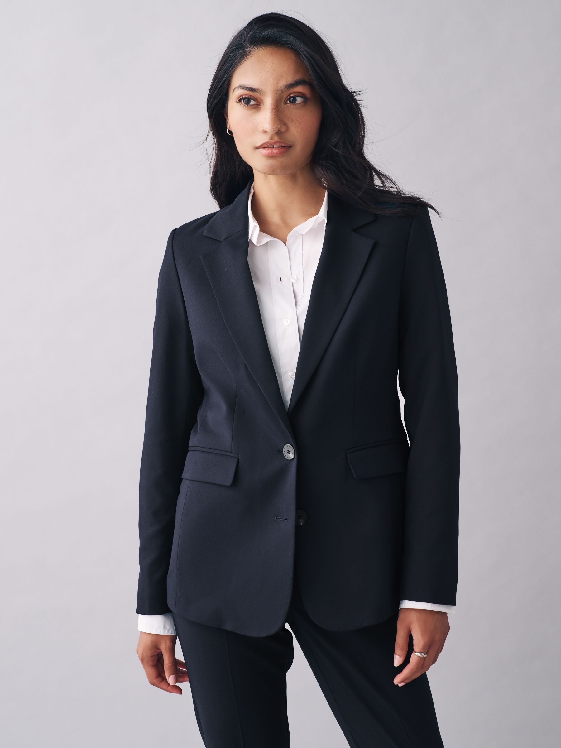 Navy Blue Heavy Duty Tailored Blazer