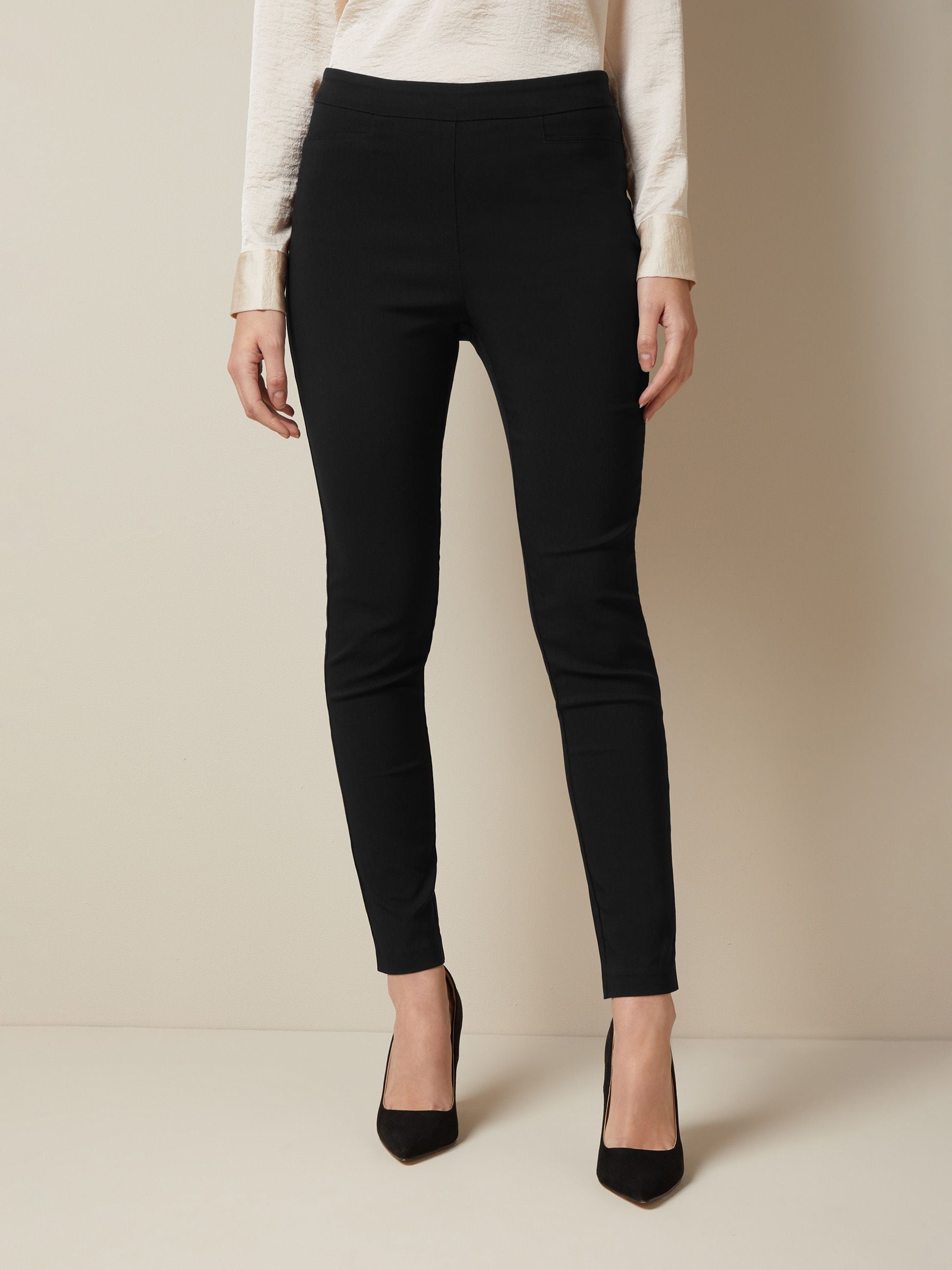 Friends Like These Black Sculpting Stretch Trousers