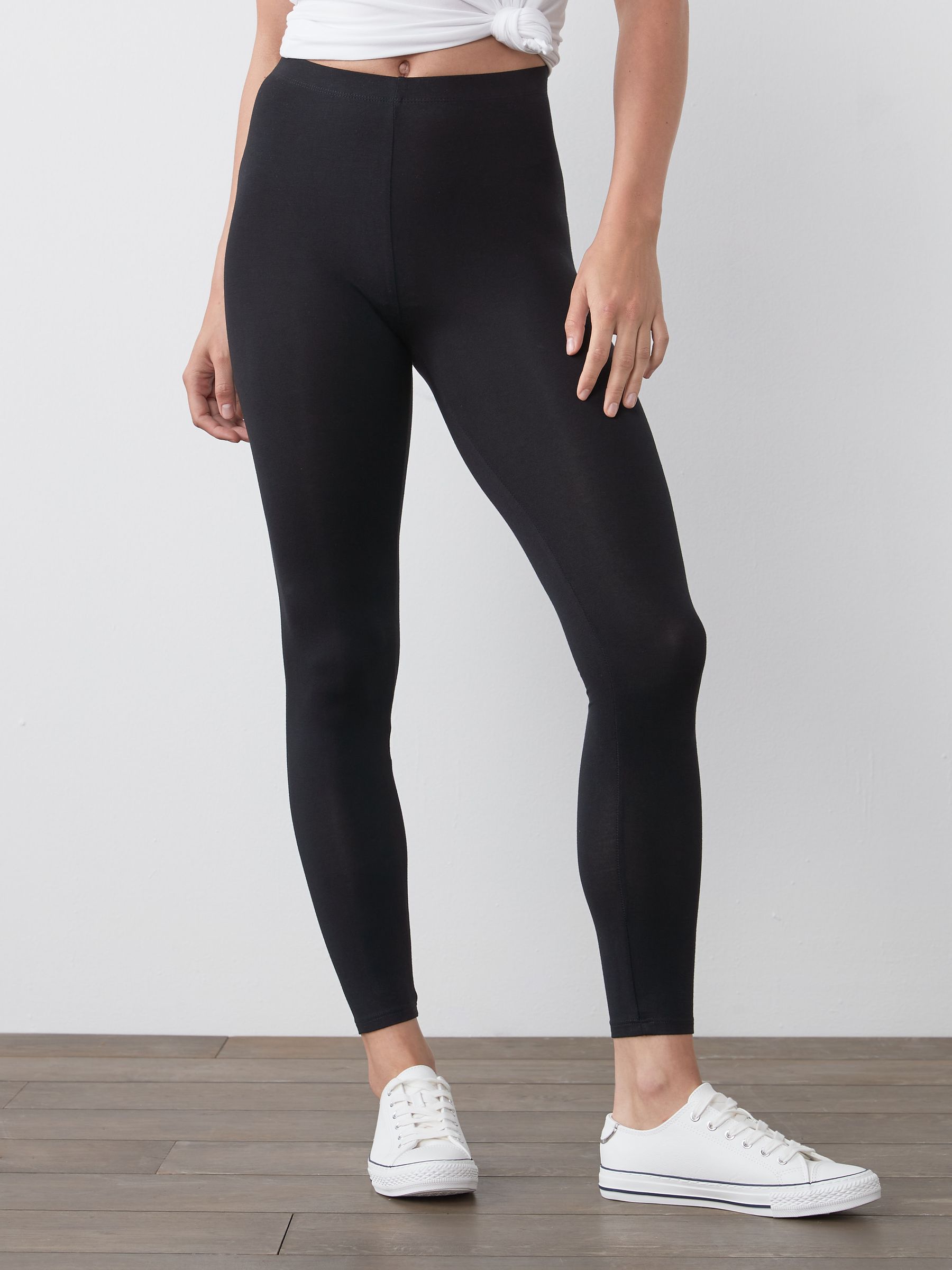 Black Full Length Leggings 2 Pack