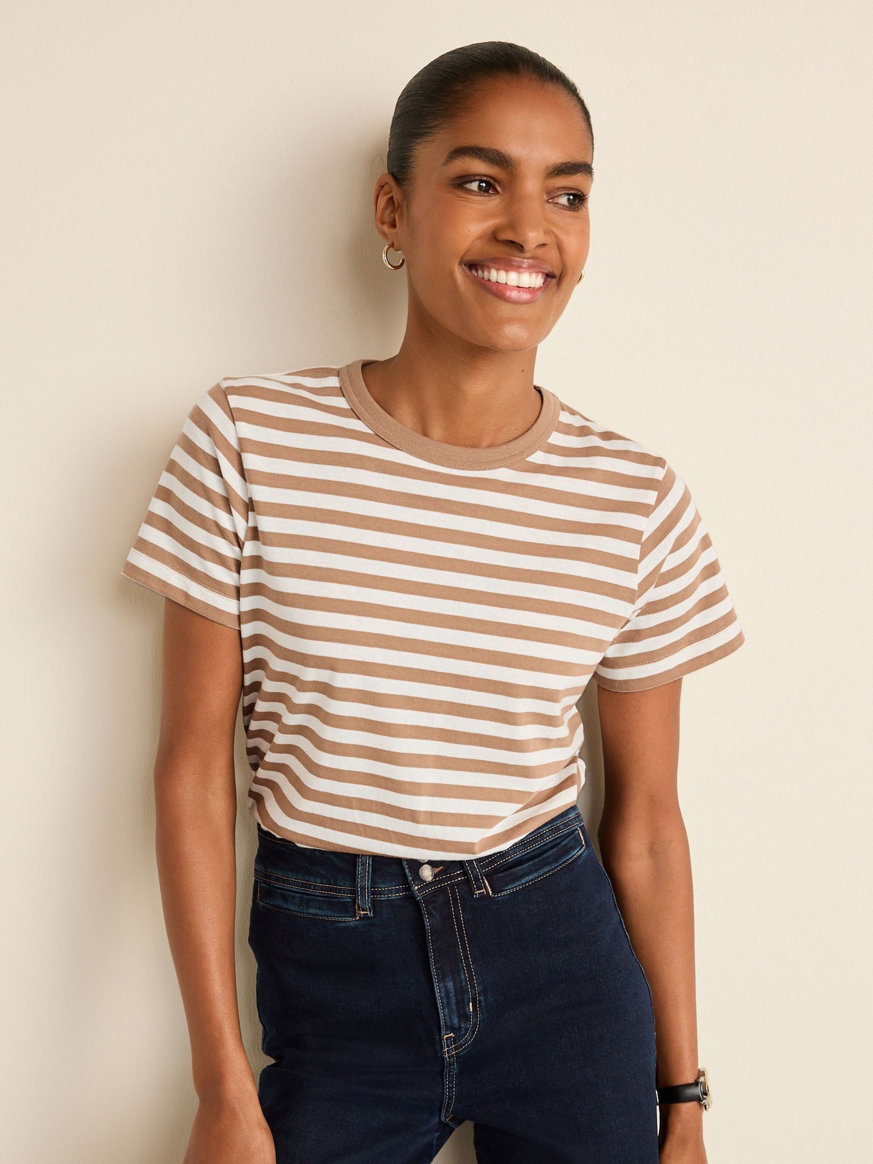 Neutral Essential Pure Cotton Short Sleeve Crew Neck T-Shirt