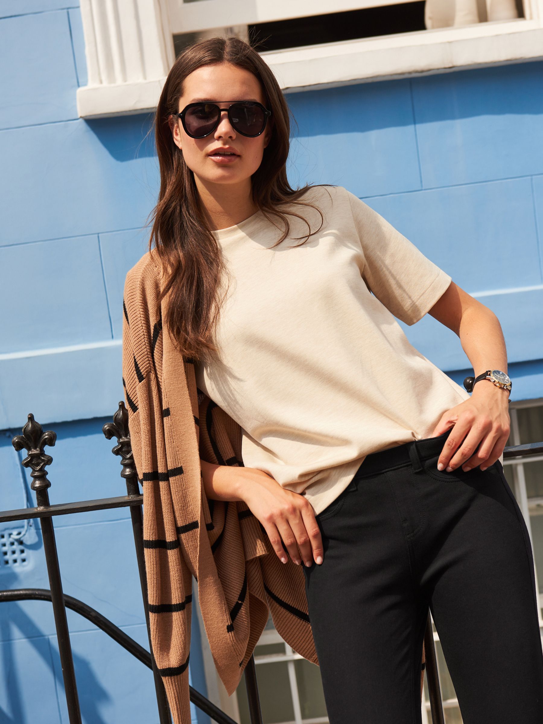 Oatmeal Cream Heavyweight Short Sleeve Crew Neck T-Shirt