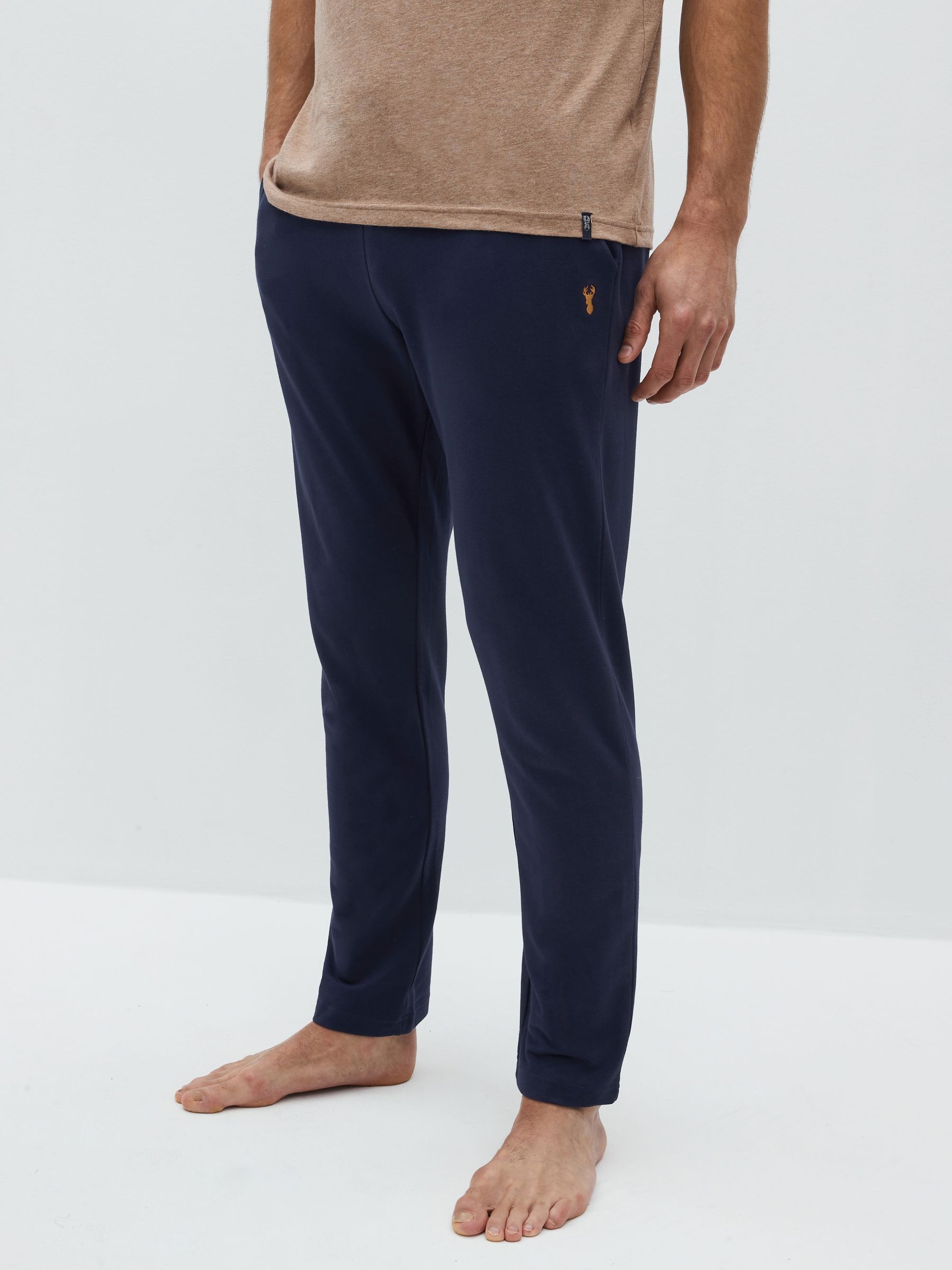 Navy Blue Open Slim Lightweight Joggers